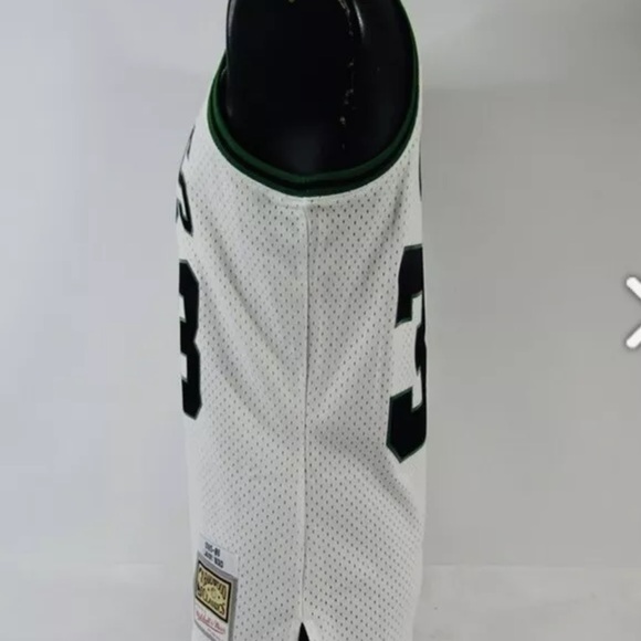 Larry Bird Mitchell & Ness Swingman Boston Celtics 1985-86 Jersey - White sz-sm - Picture 4 of 16